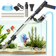 fishkeeper electric fish tank cleaner overview shows all-in-one maintenance for aquariums