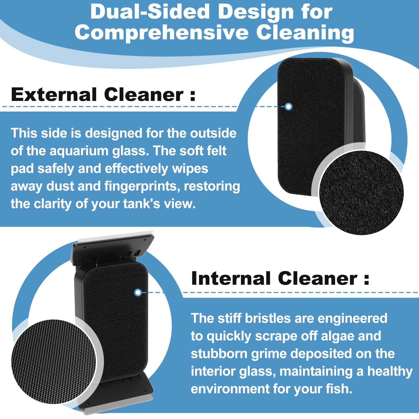 fishkeeper suspension-design enables easy retrieval without wet hands