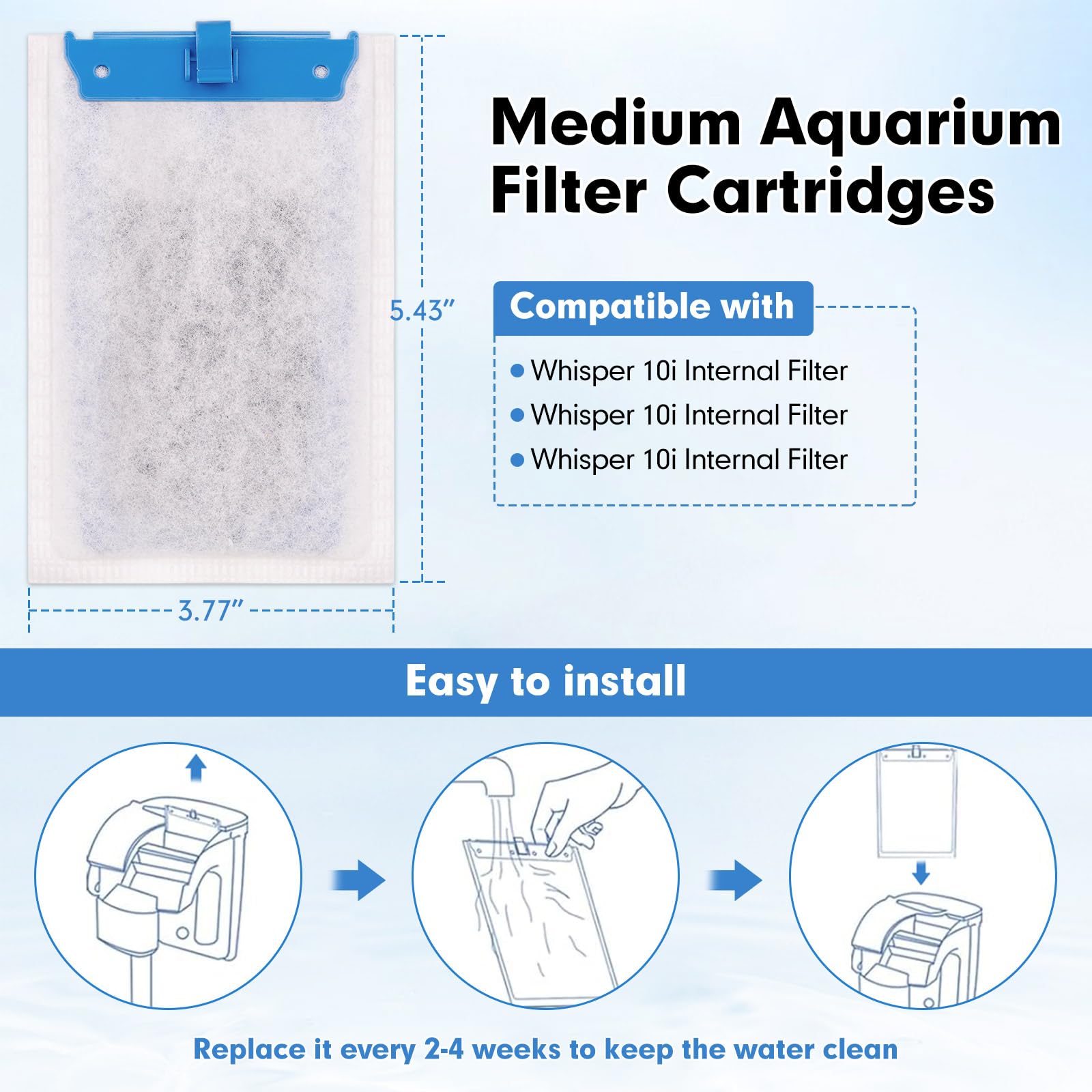 Fishkeeper zeolite adsorption close-up emphasizes impurity removal and clearer aquarium water.