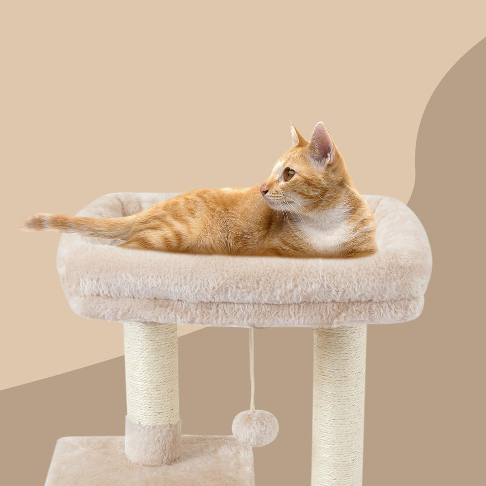 FISH&NAP cat tree sisal post for scratching and exercise.