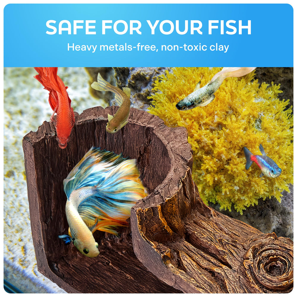 Fishnosh Aquarium Cave assembly shows modular design for creative mazes.