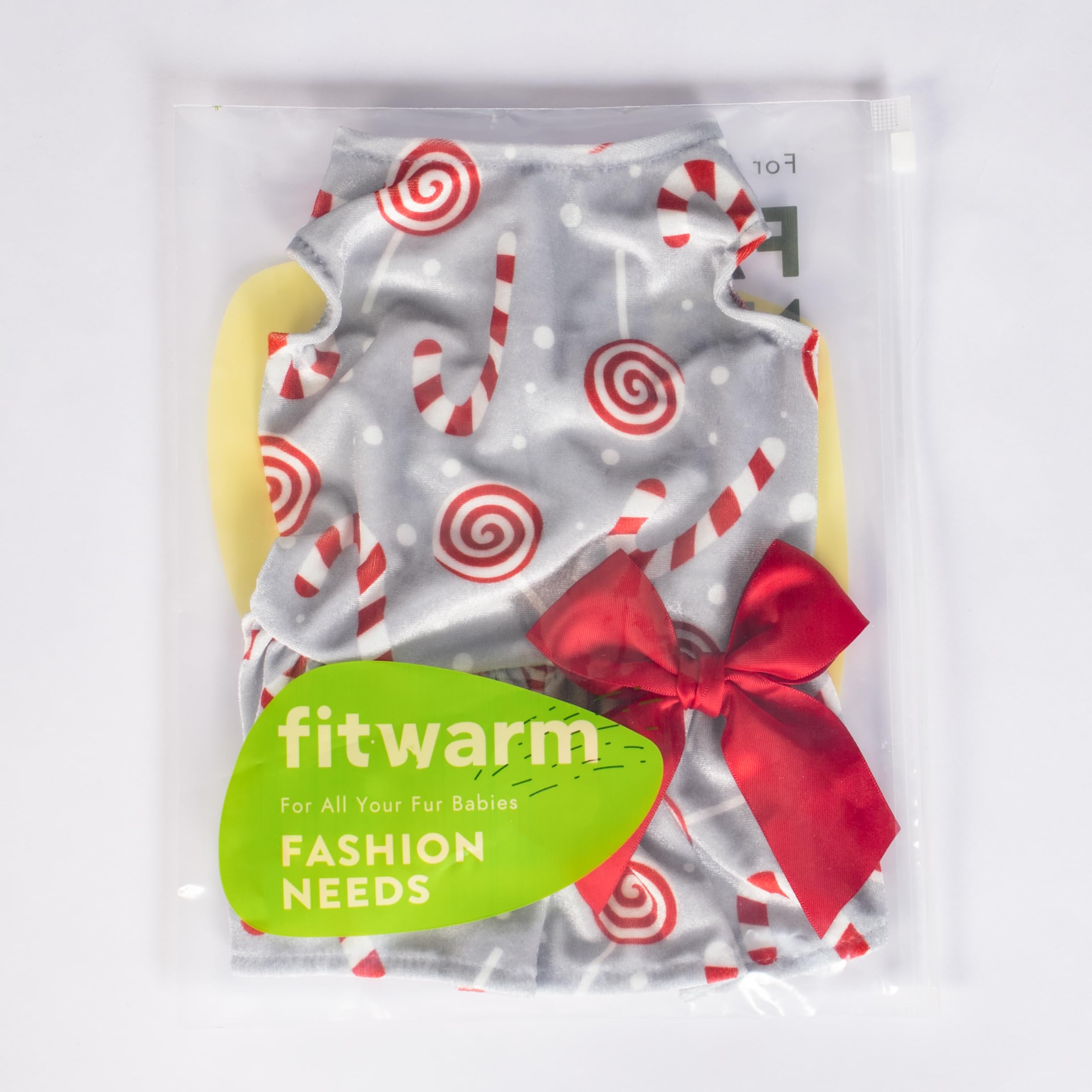 Fitwarm breathable velvet dress keeps small dogs comfortable during winter outings.