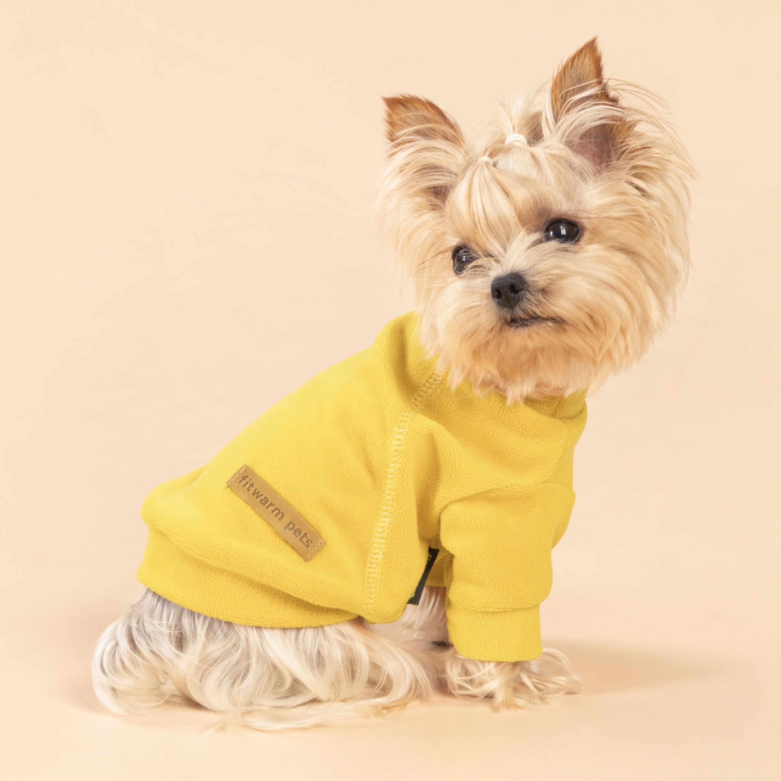 Fitwarm model wearing the sweater illustrates easy on/off and full mobility
