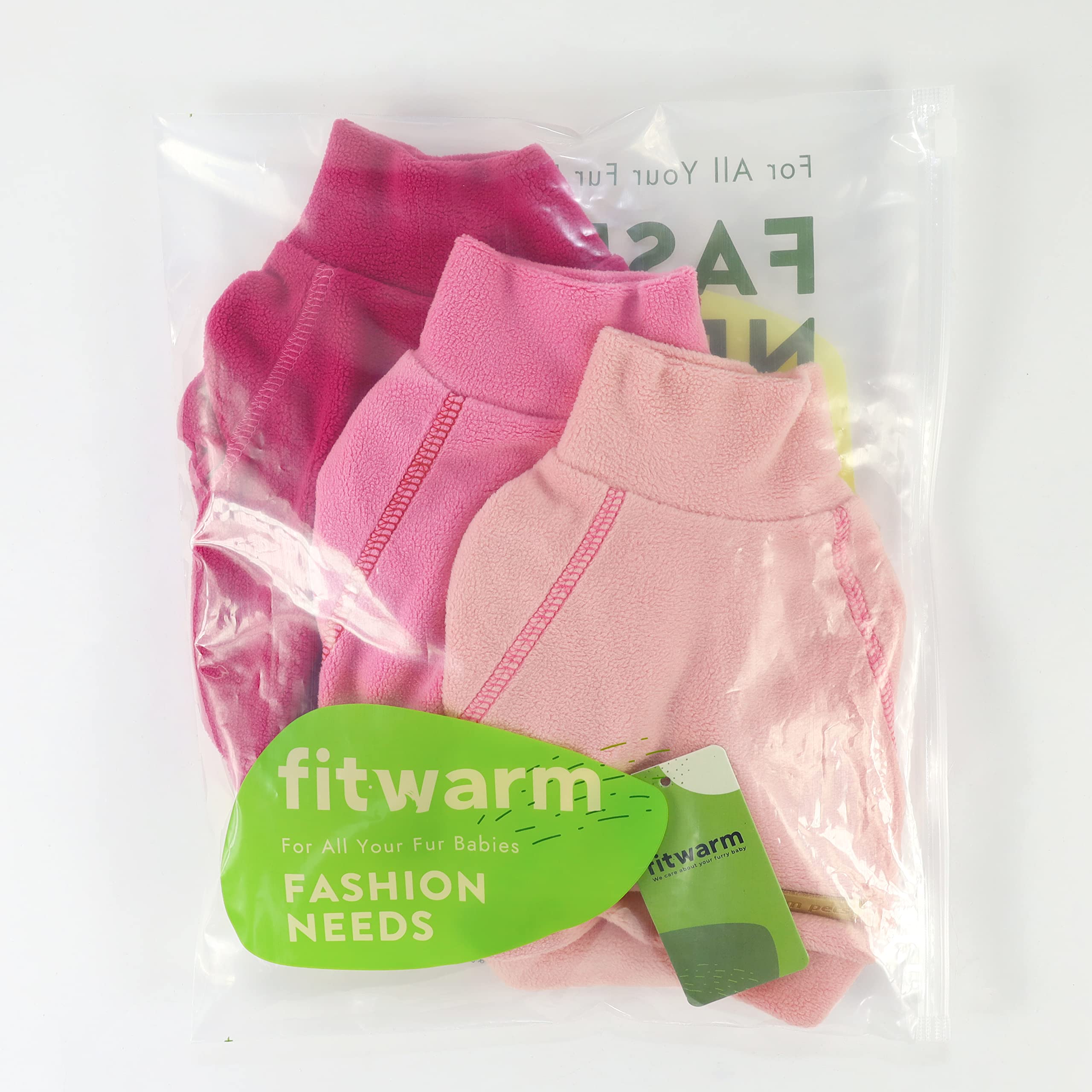 Fitwarm Classic Fleece Dog Sweater packaged for gifting and storage