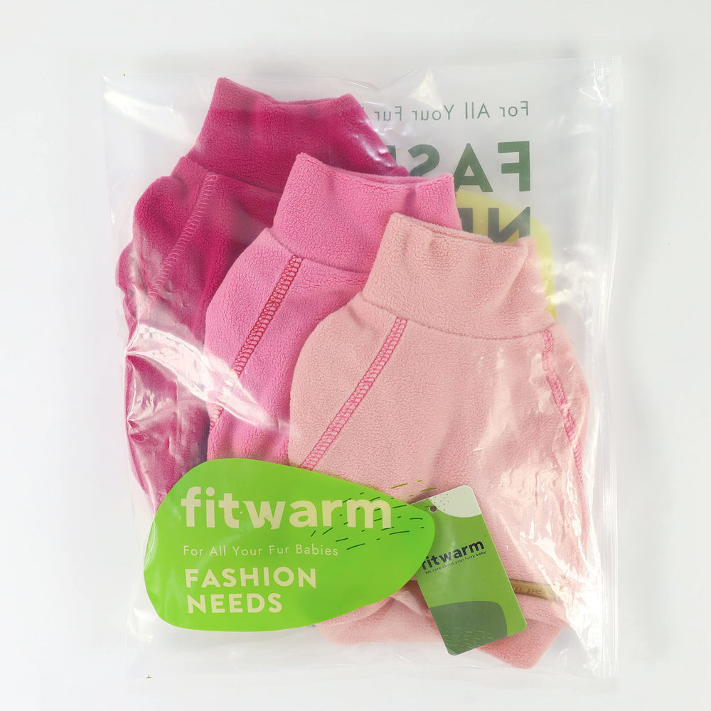 Fitwarm Classic Fleece Dog Sweater packaged for gifting and storage
