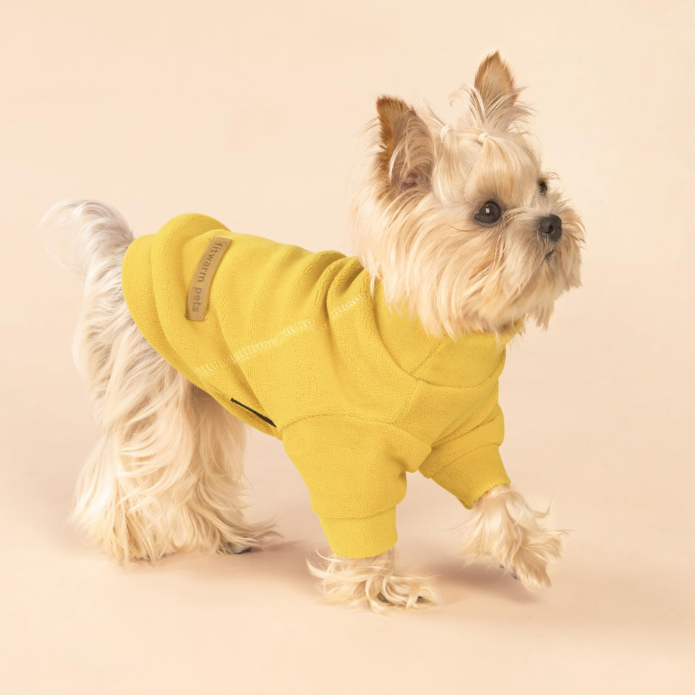 Fitwarm size medium fit chart highlights chest-based sizing guidance for small breeds