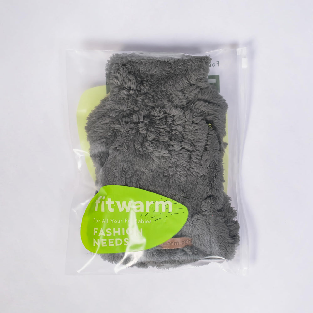Fitwarm dark grey color option on a cozy dog pajamas set