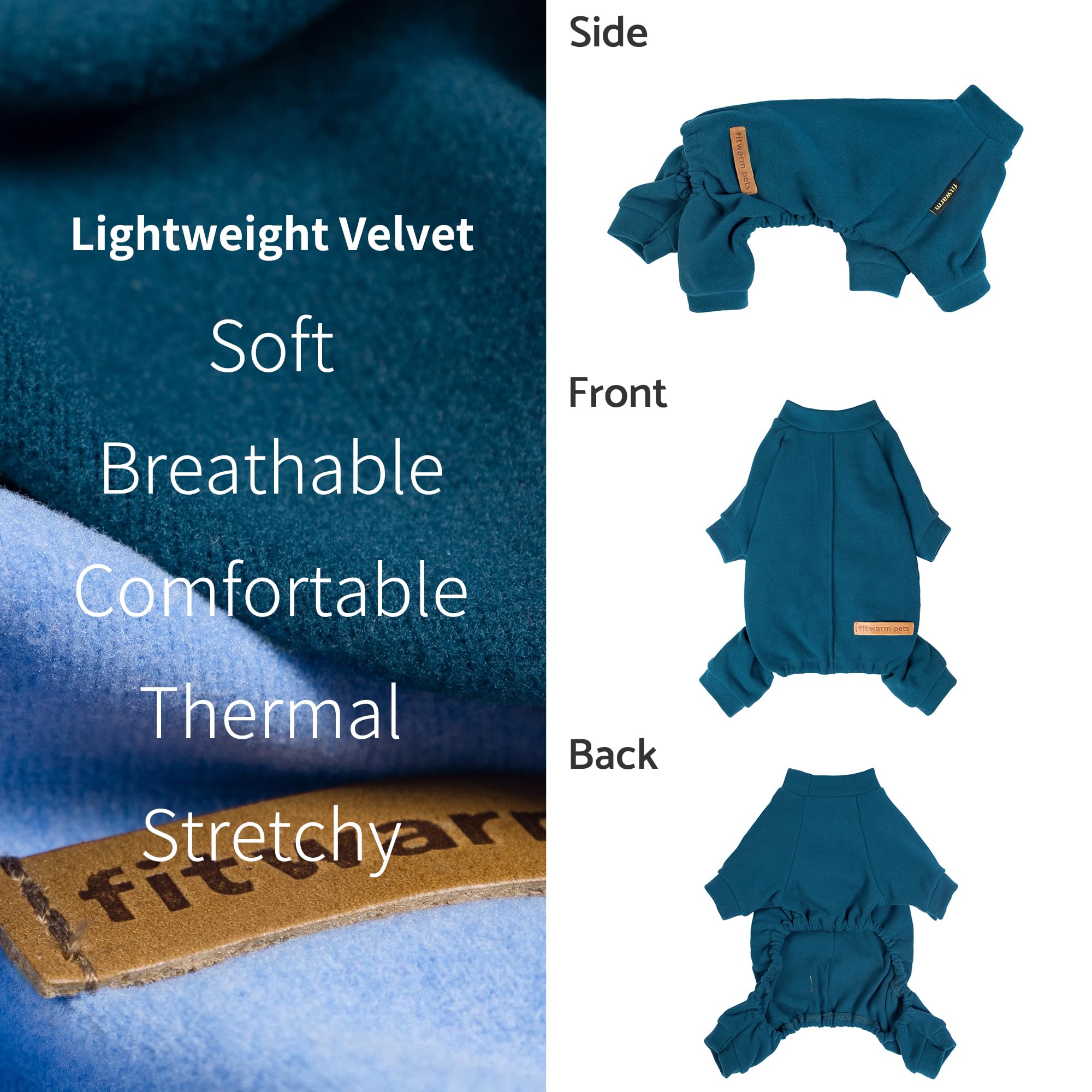 Fitwarm round-neck detail close-up for easy on/off and comfortable fit.