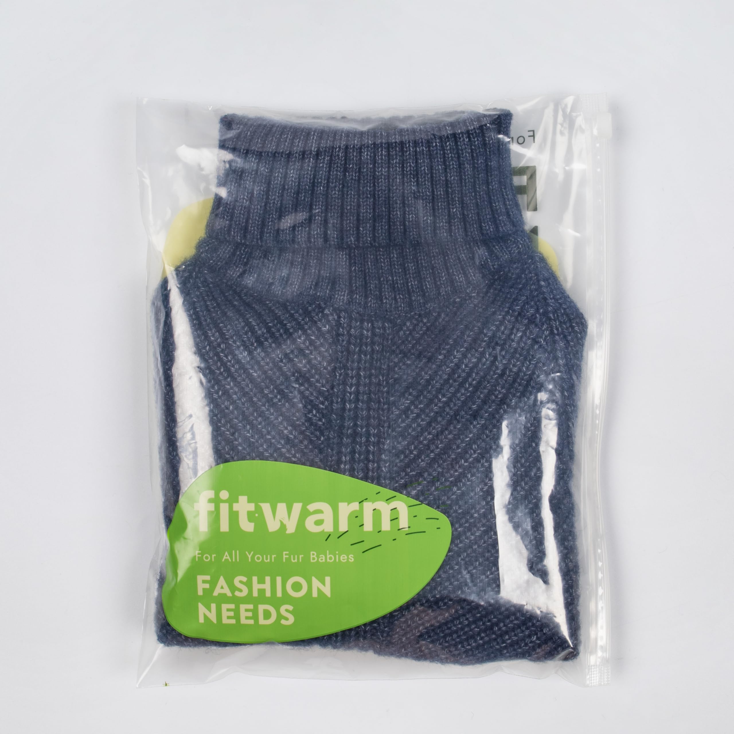 Fitwarm sweater on pet model confirms comfortable movement