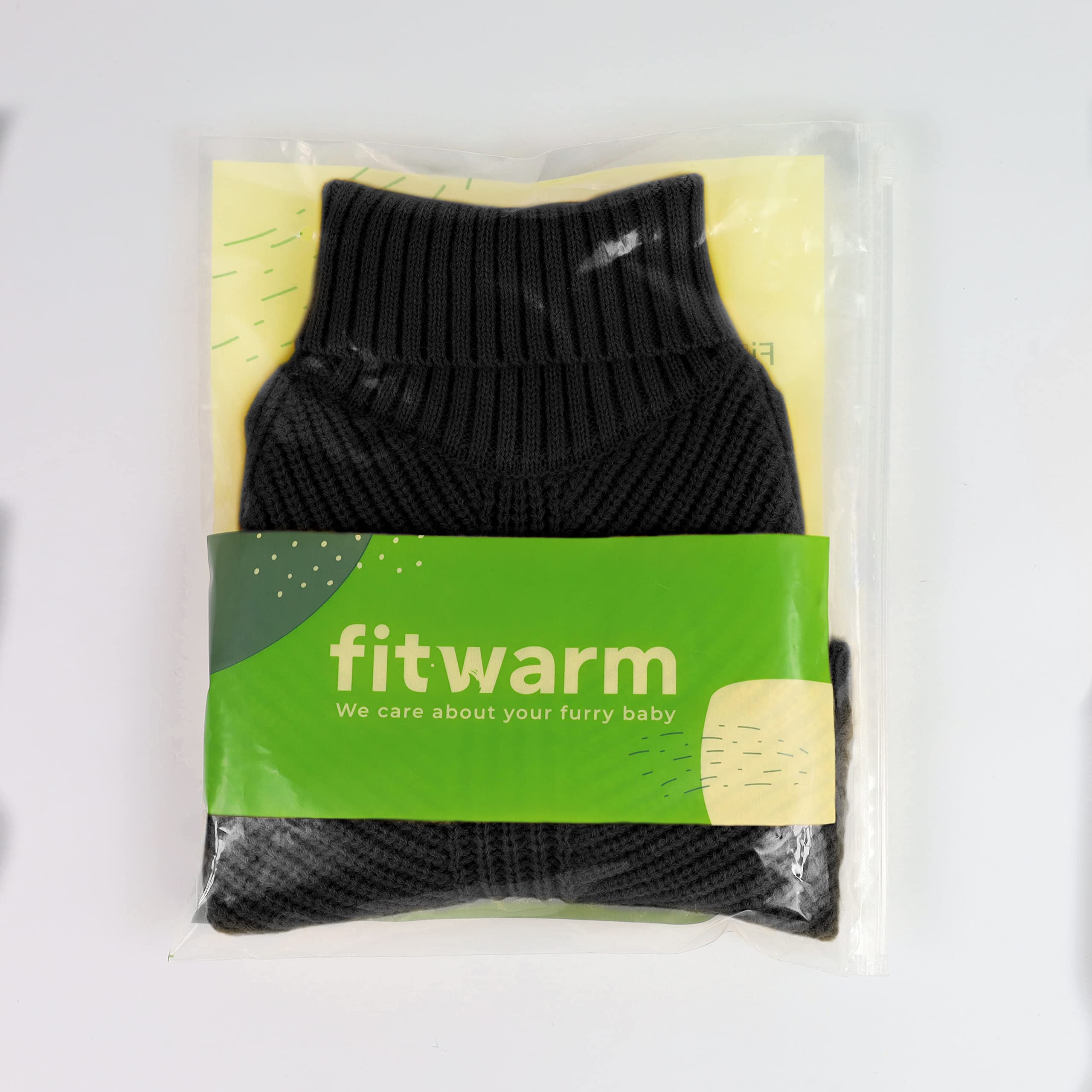 Fitwarm easy-on-off pet sweater highlights simple dressing and quick outfit changes.