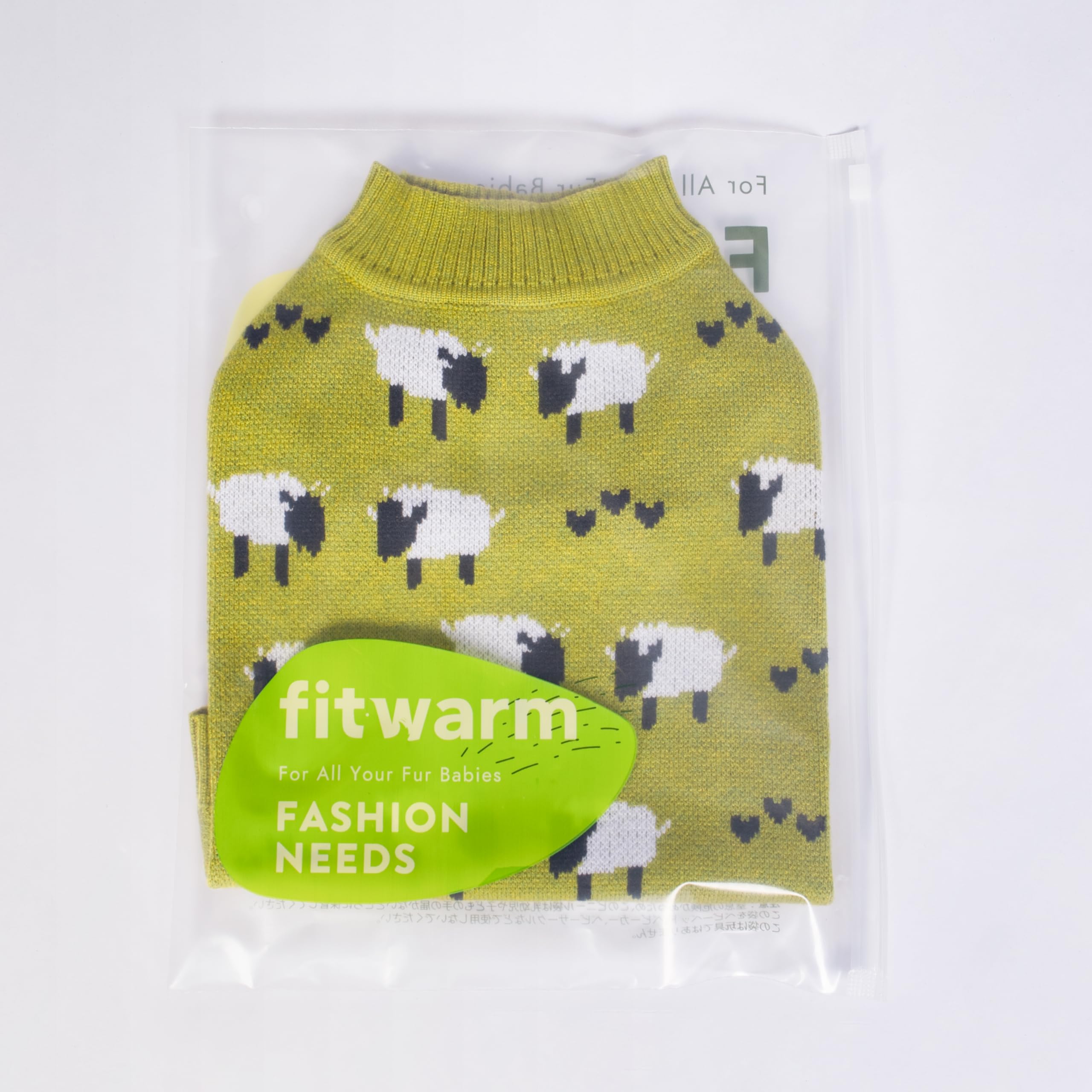 Fitwarm Funny Sheep Dog Sweater easy-on-off design for quick dressing and daily use