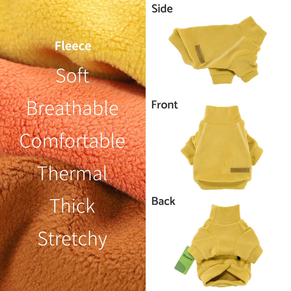 Fitwarm easy-on-off pet pullover demonstrates quick wear for potty breaks