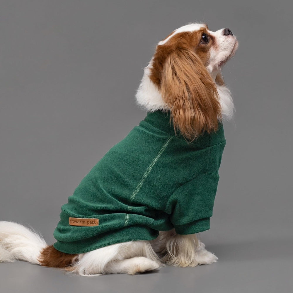 Fitwarm small-dog apparel fits breeds like Pomeranian with soft fleece.