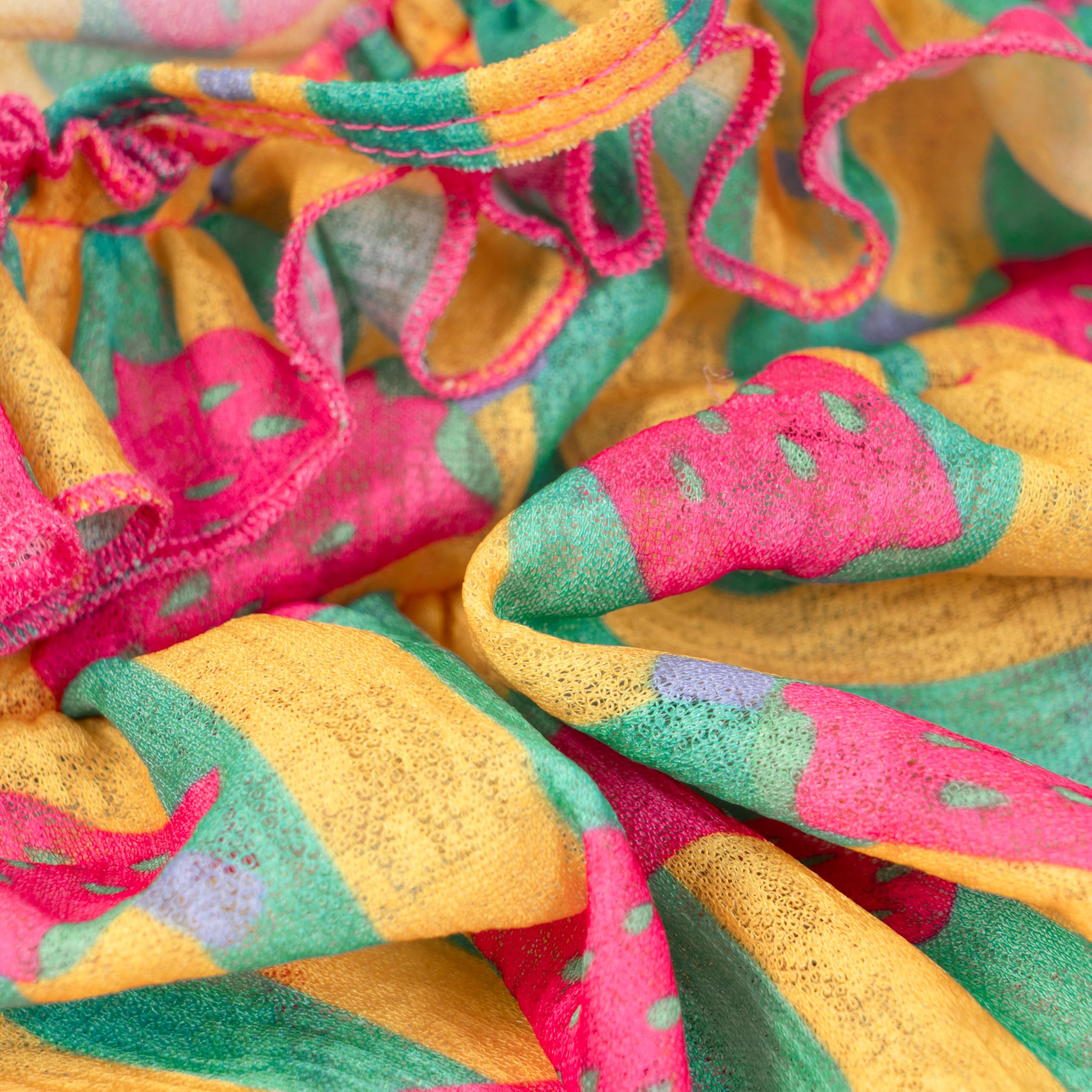 Fitwarm Strawberry Ice Pop Dress color palette green yellow pink for bright styling.