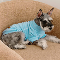 Fitwarm fleece sweater blue side view comfortable fit