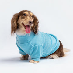 Fitwarm fleece sweater grey front view keeps small pets warm
