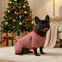 Fitwarm waffle thermal onesie side view showing stretch fabric