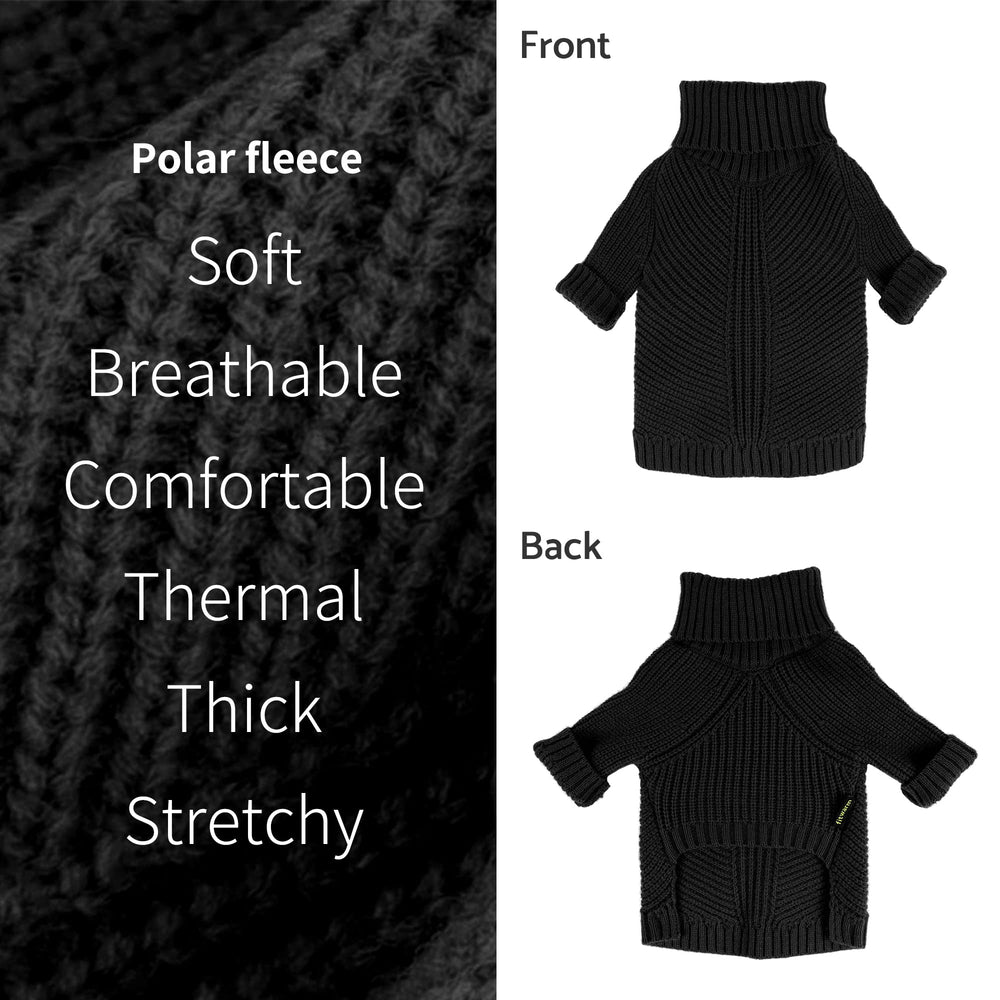 Fitwarm Yorkie model wearing sweater showcases stylish daily wear.