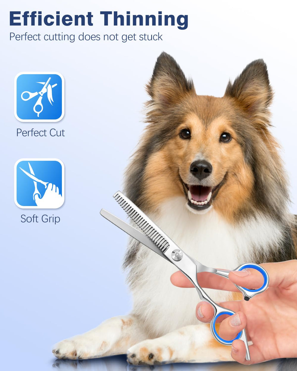 Fiurfiy 6-in-1 straight scissor second angle for precision and control.