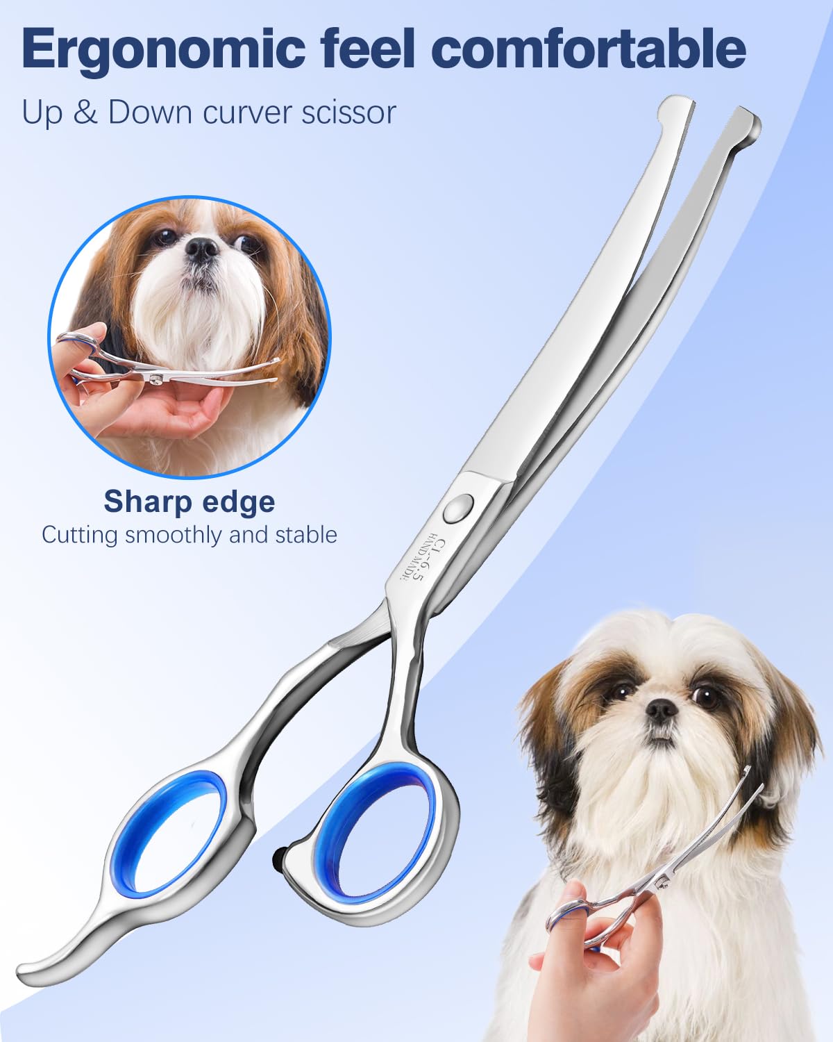 Fiurfiy 6-in-1 grooming comb for detangling and quick prep.
