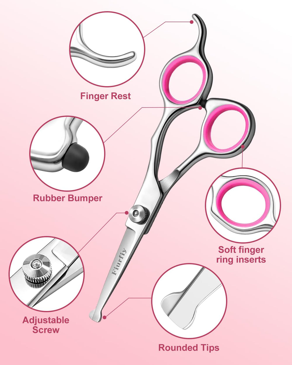 Fiurfiy Furry curved blade for precise contour trimming
