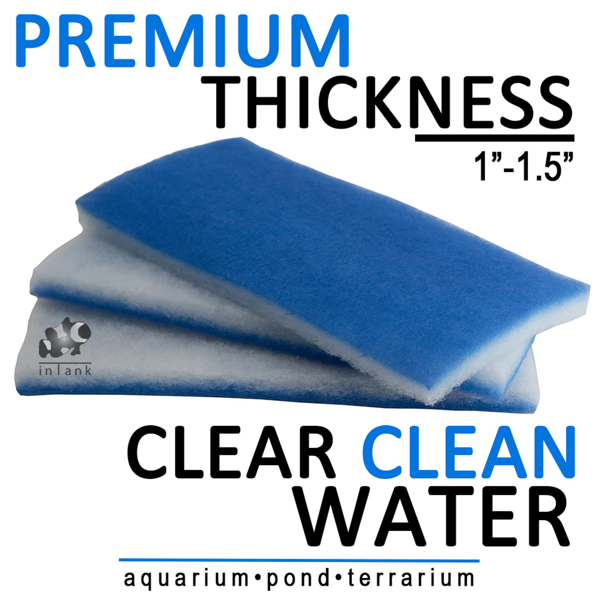 Five Star Aquatics filter floss pads cut-to-fit design lets you tailor size quickly.