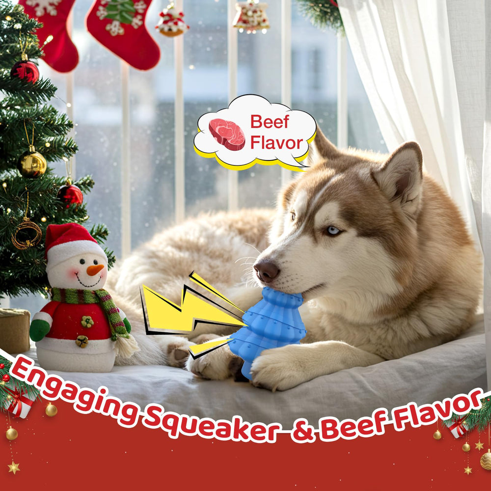 Fiveda durable natural rubber dog toy withstands powerful chewers while promoting dental comfort.