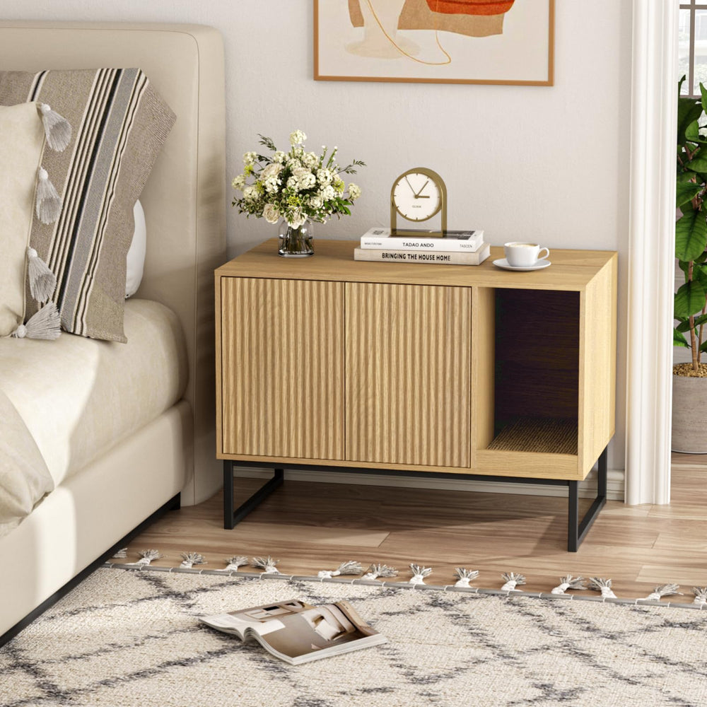 FiveWillowise sturdy U-shaped metal legs ensuring stable cat enclosure