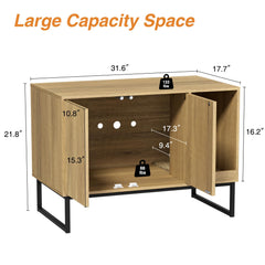 FiveWillowise enclosure displaying back ventilation holes for odor control