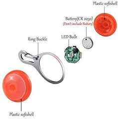 Fivliangyer dog collar-light night-clip for safe walking.