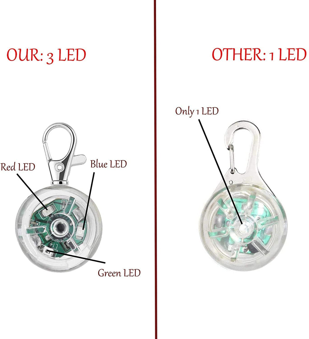 Fivliangyer waterproof dog light for all-weather outdoor activity.