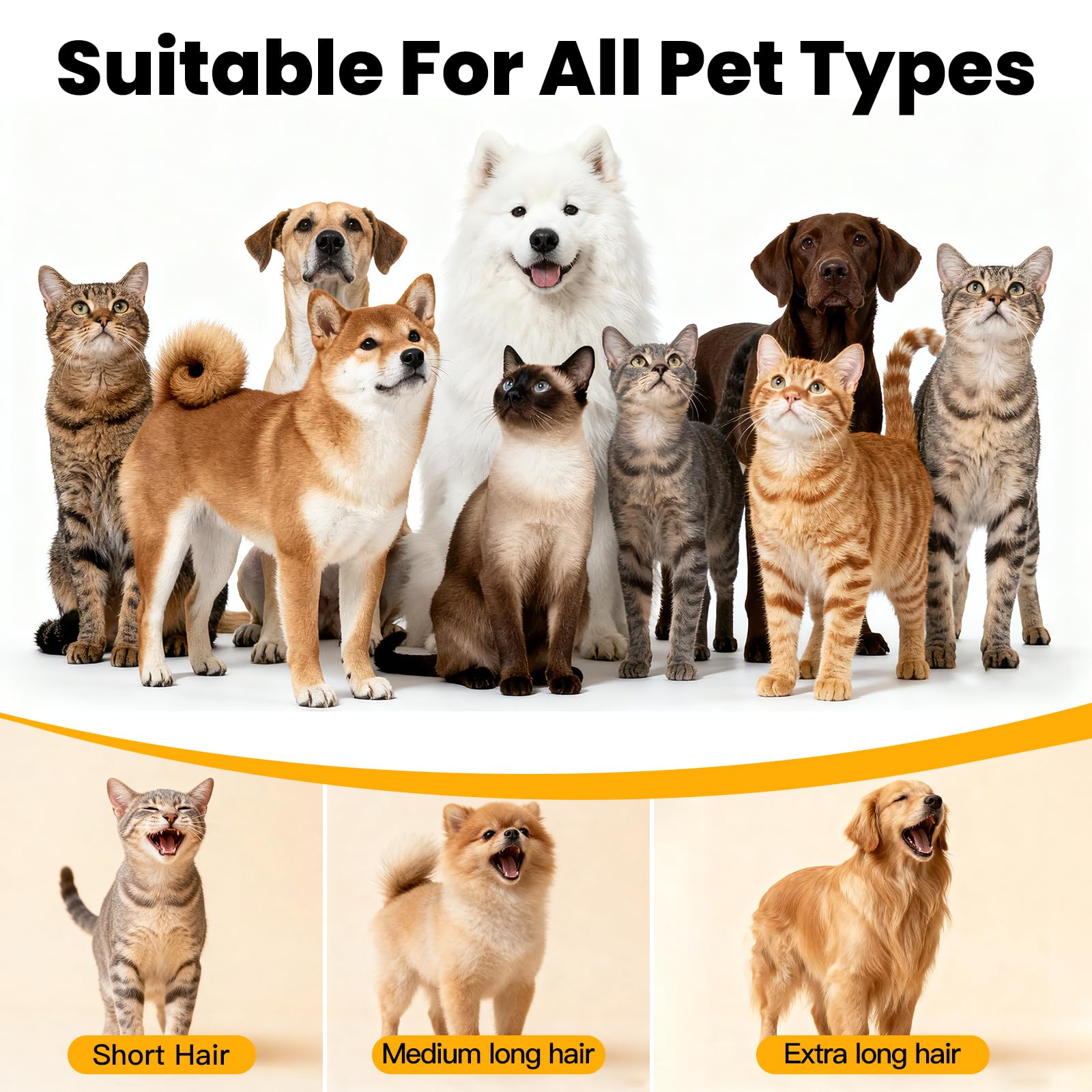 FIXR Dog Grooming Vacuum cleaning tools remove hair from clothes and furniture.