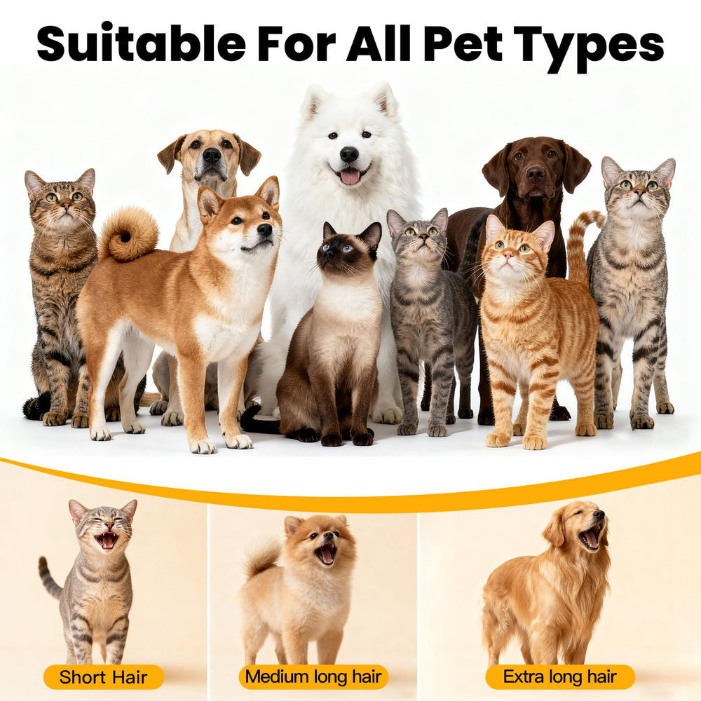 FIXR Dog Grooming Vacuum cleaning tools remove hair from clothes and furniture.