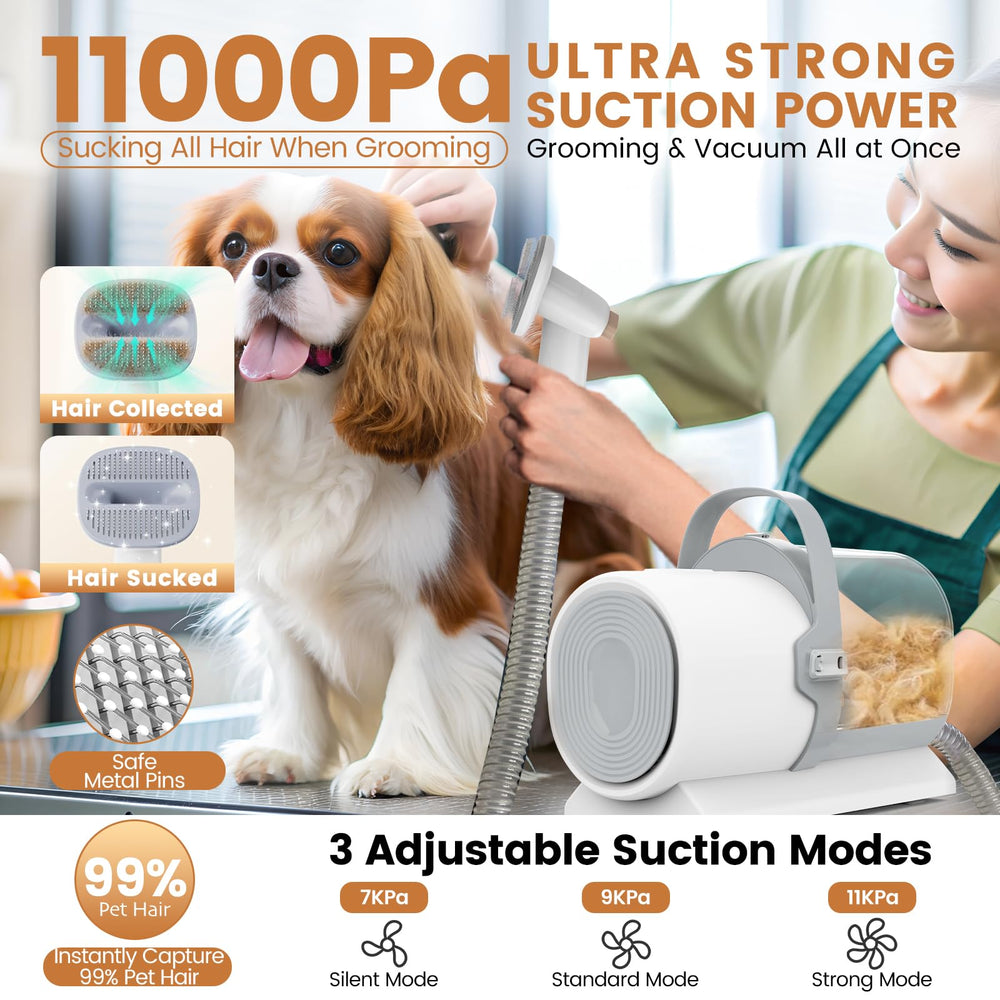 FIXR dust cup 2.5L offers large capacity for longer grooming sessions.