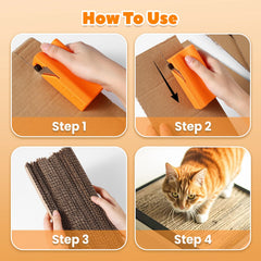 FIYEMNI cutter in use; cutting 1.6-inch strips for scratcher boards
