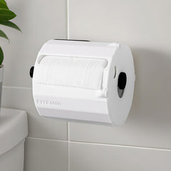 FIYEMNI toilet paper protector cover with full guard protects rolls from pets and waste