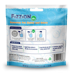 Fizzion Original tablet dissolving in water to activate cleaning power