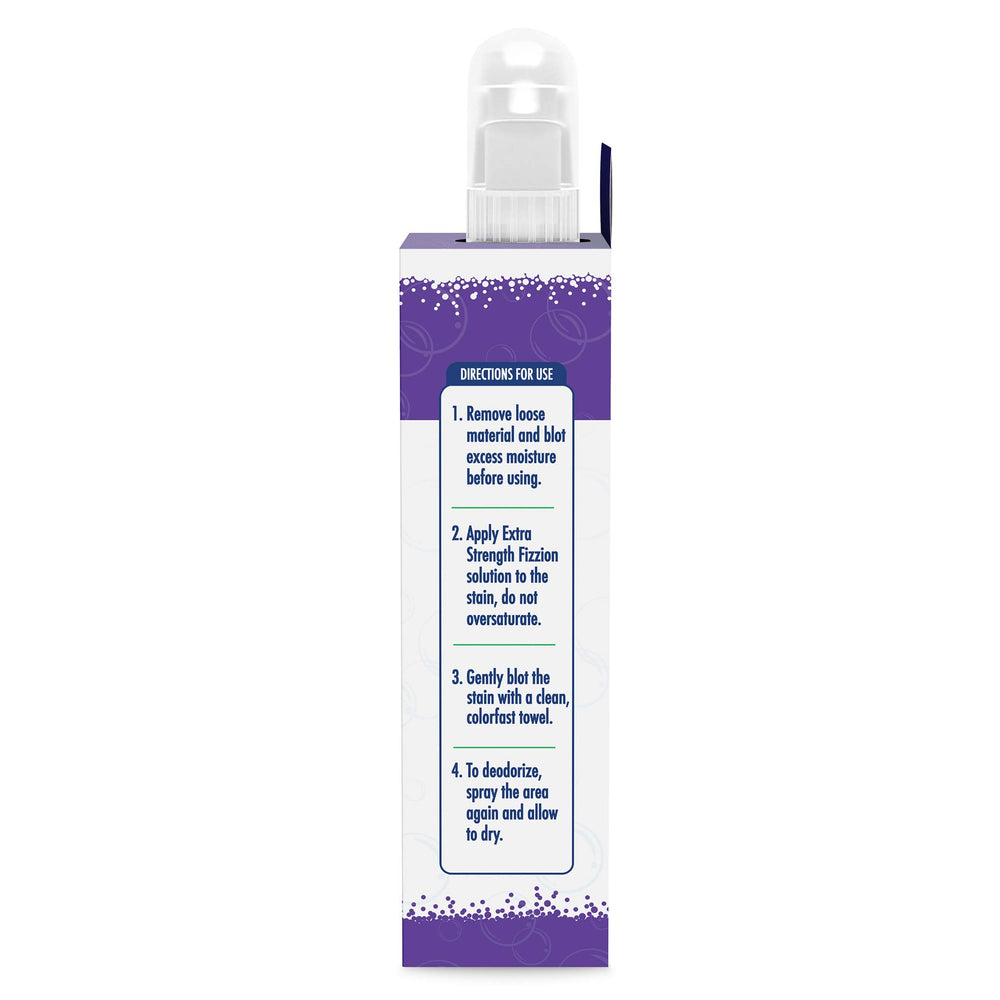 Fizzion refill packaging highlighting budget-friendly refills for ongoing cleaning.