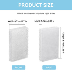 FKBYM 8-pack replacement pads for Betta tank maintenance