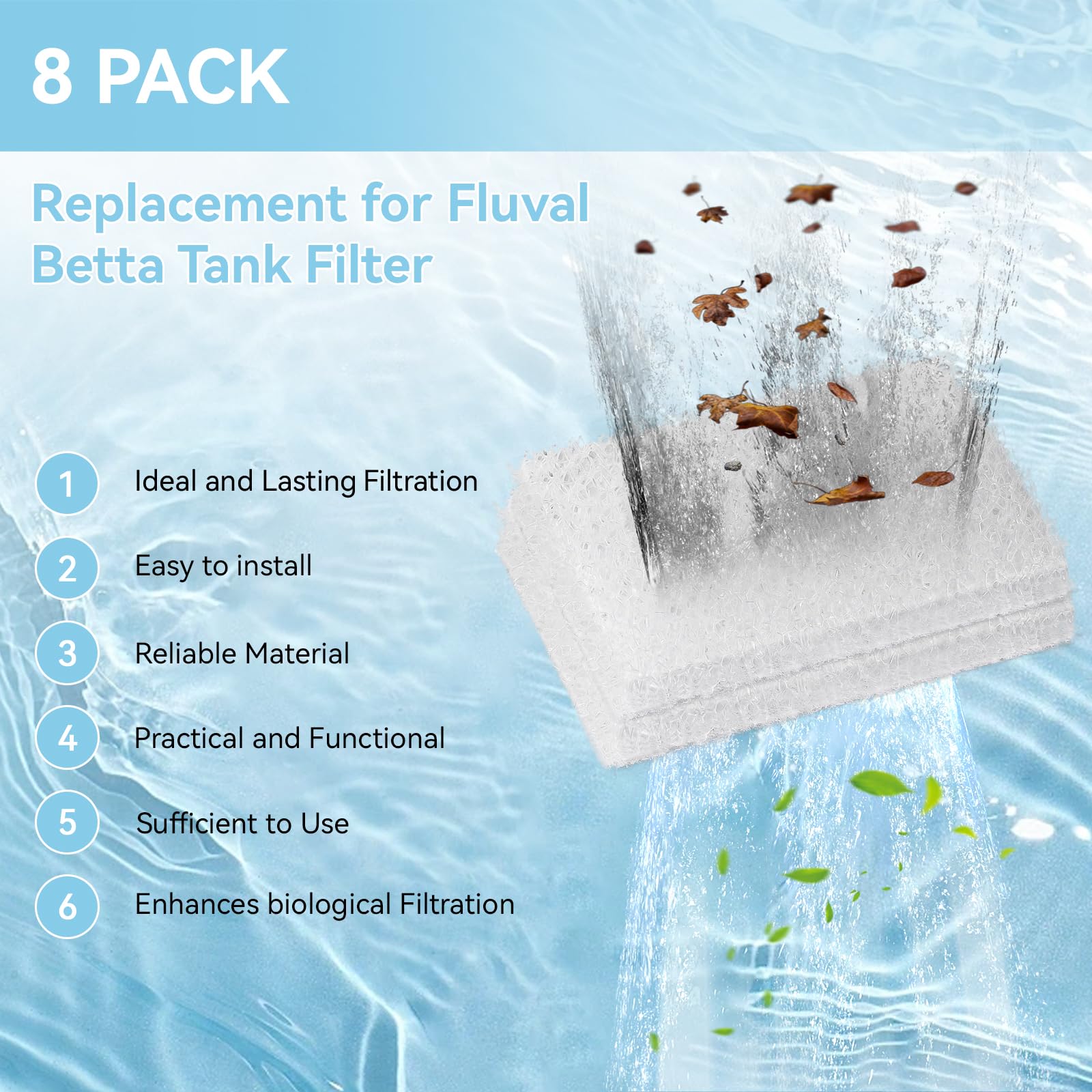 FKBYM Betta tank filter compatibility image illustrating seamless integration