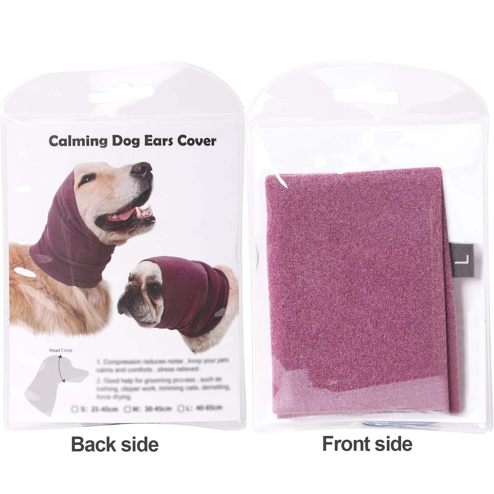 FKYzixeh dog ear cover calming-hood eases loud noises during grooming