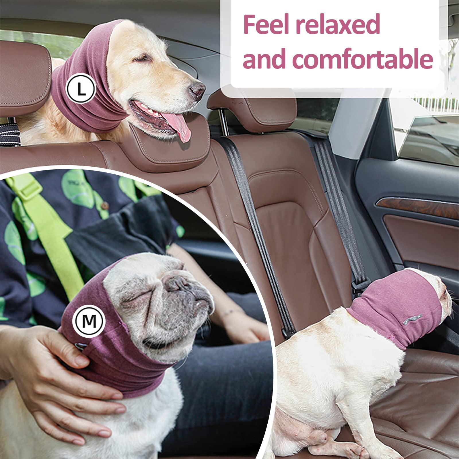 FKYzixeh dog ear cover easy-adjustment-fit ensures comfortable wear