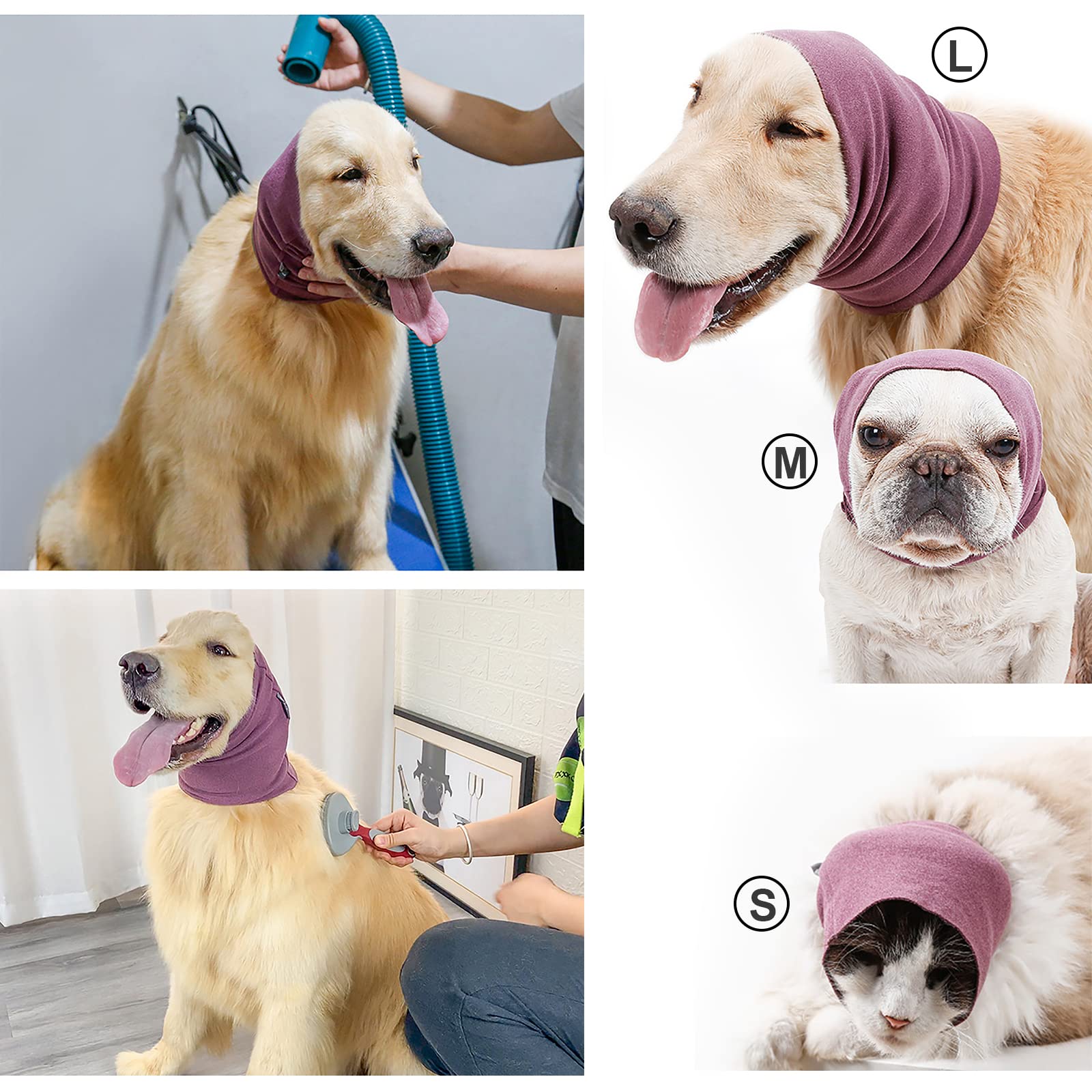 FKYzixeh dog ear cover long-ear-water-proof keeps ears dry during meals