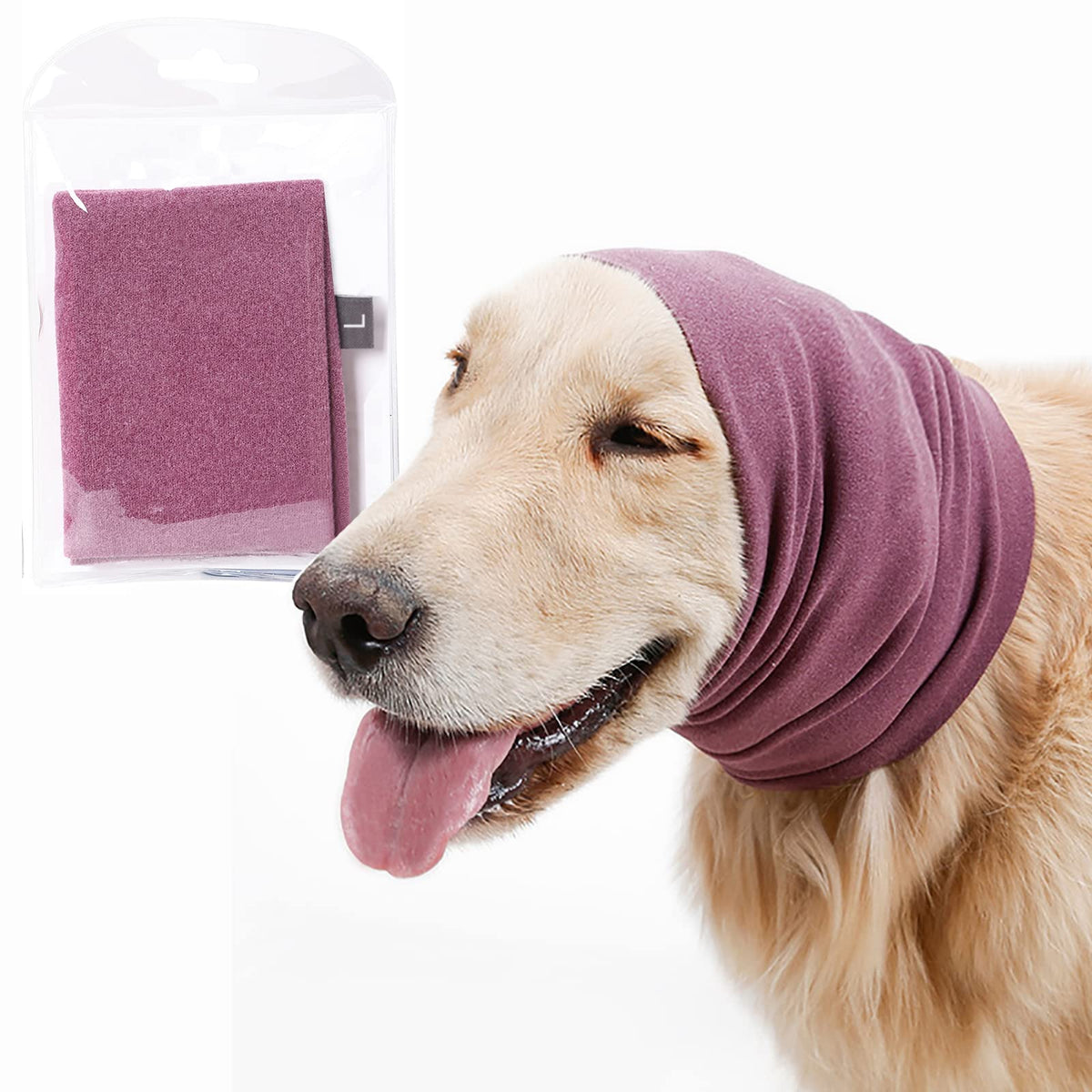FKYzixeh dog ear cover soft fabric wrap for calmer grooming sessions