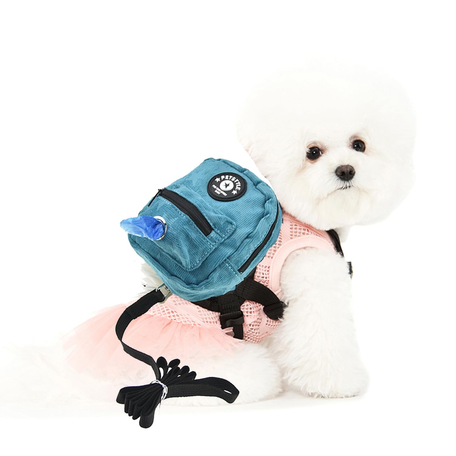 FLAdorepet harness shows leash attachment and secure chest strap