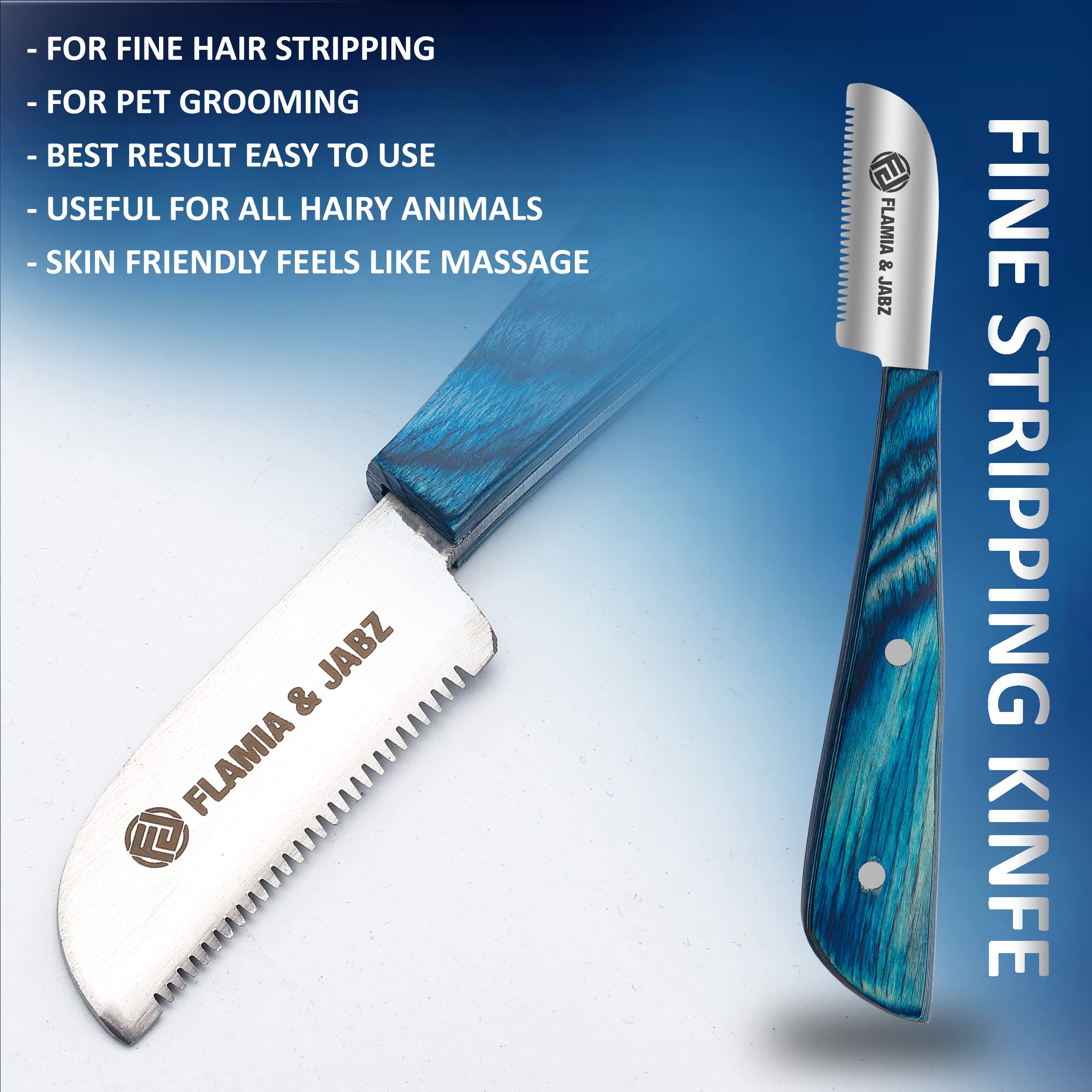 FLAMIA & JABZ lightweight design supports extended grooming sessions.