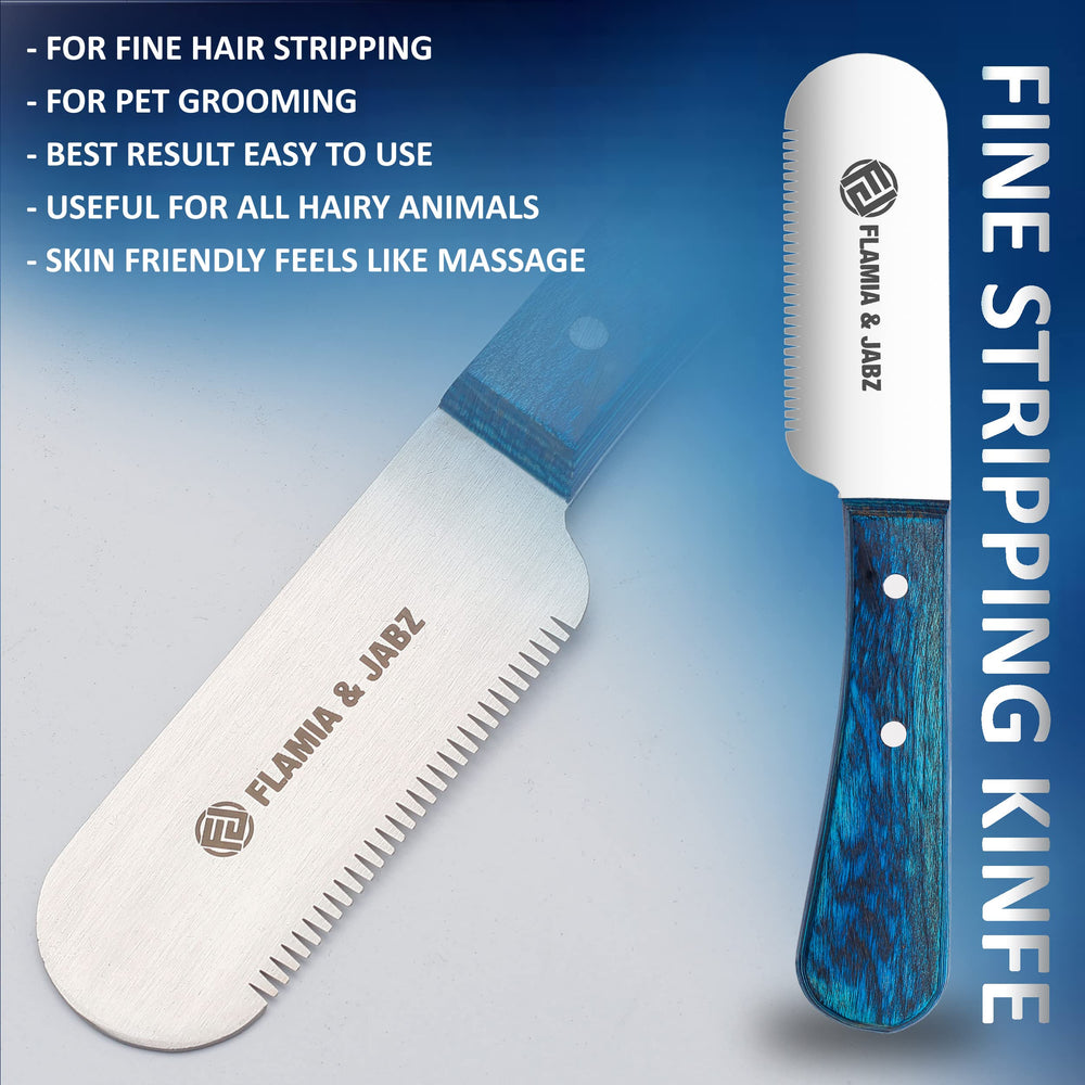 FLAMIA & JABZ medium-teeth blade for balanced sculpting and shaping.