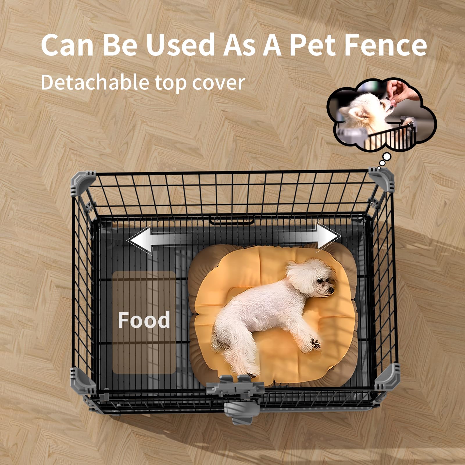 FLARUZIY collapsible travel crate for portable use.