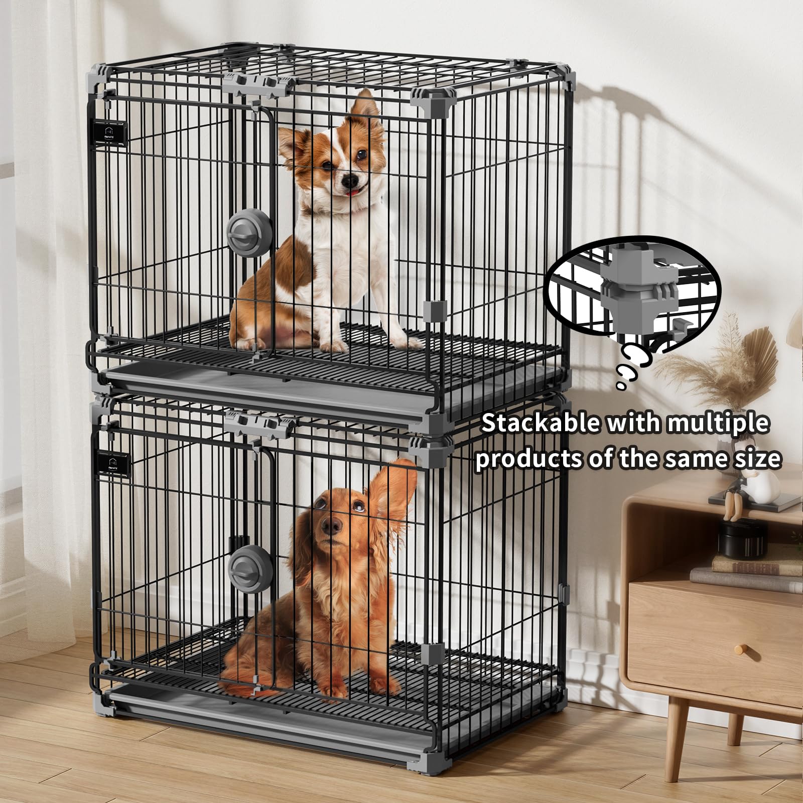 FLARUZIY compact crate ideal for apartments and small spaces.