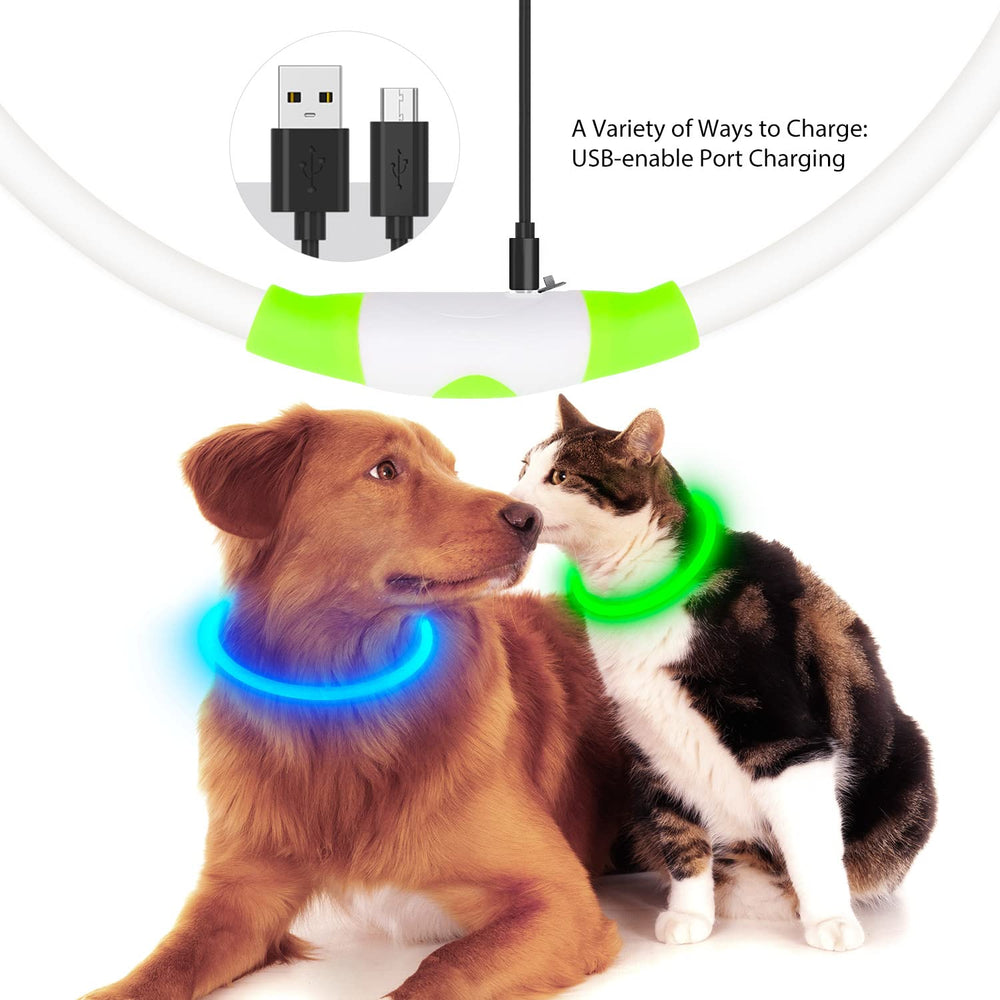 Flashseen LED Dog Collar is cuttable to fit your dog's neck.